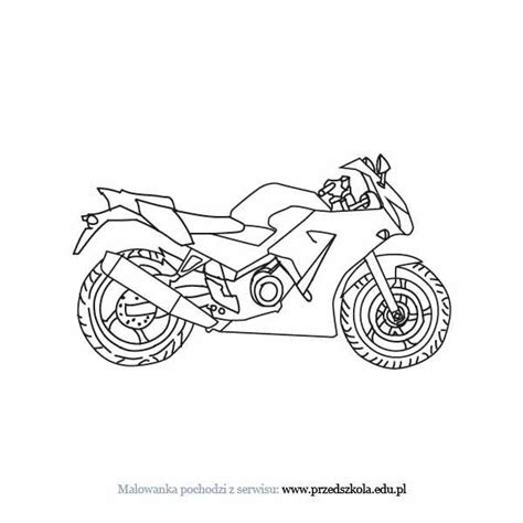 Motocykl Kolorowanka Darmowe Kolorowanki Dla Chłopca Motocykl