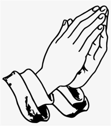 Download Pray Hands Png Image Transparent Praying Hands Coloring Page HD Transparent PNG
