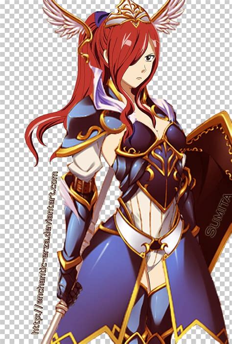 Erza Scarlet Japanese Armour Body Armor Fairy Tail Png