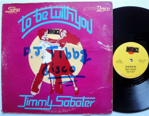Jimmy Sabater To Be With You 12 Single Disco Latin Salsa Mary Lou Ebay