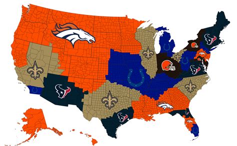 Nfl Imperialism Map Week 11 2018 Nfl