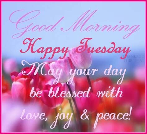 Good Morning Happy Tuesday May Your Day Be Blessed Pictures Photos