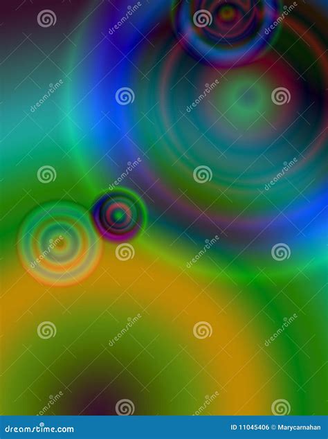 Rainbow Circles Stock Illustration Illustration Of Vibrant 11045406