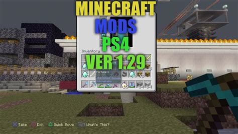 Minecraft Mods 2016 Ps4 Edition Ver 129 Barrier Modded Tools