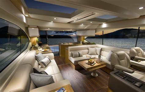 Riviera 525 Suv Interior Luxury Yacht Interior Yacht Interior Design