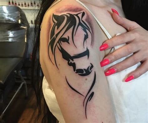 80 Coolest Horse Tattoo Designs Petpress Horse Tattoo Design Tribal