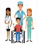 Nursing Clipart Healthcare Team Cartoon Healthcare Team Hd Png | Images ...