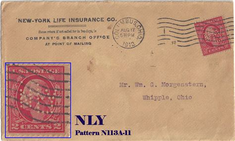 Maybe you would like to learn more about one of these? U.S. Perfin Covers: "N" Patterns