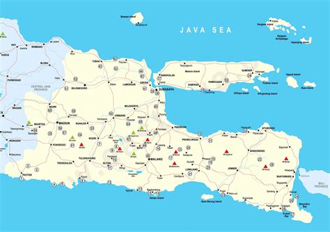 Peta Jawa Timur Lengkap Dengan Nama Kabupaten Dan Kota Tarunas