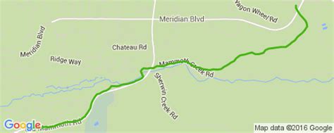 Mammoth Creek Trail Mountain Biking Trail California