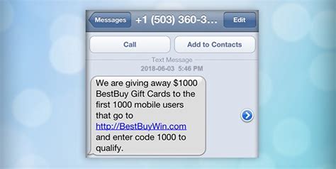 No fees · no expiration date · free shipping Best Buy/Apple/Netflix Text Message | Scam Detector