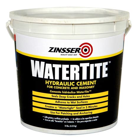 Zinsser 10 Lbs Watertite Waterproofing Hydraulic Cement 4 Pack 5071