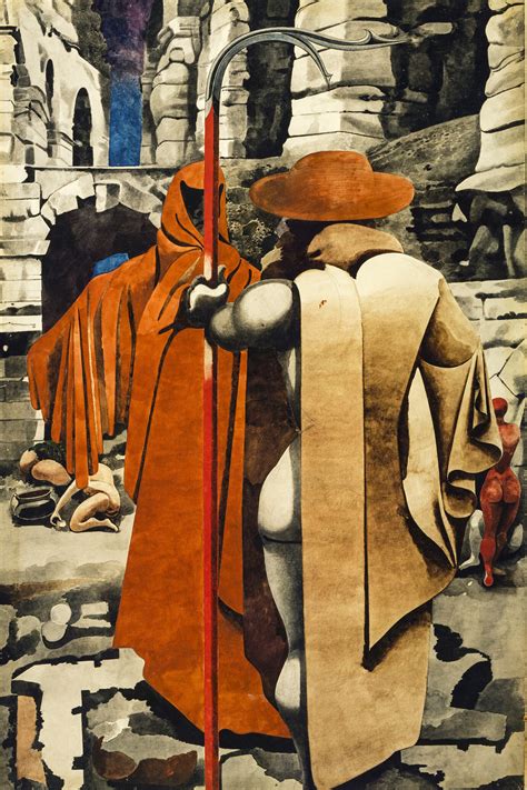 Edward Burra The Watcher C 1937 Watercolour On Paper Scottish