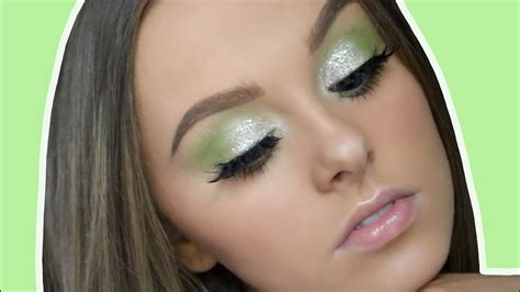 Green Makeup Tutorial Ll Rainbow Week Youtube