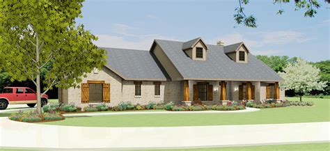 Texas Hill Country Ranch S2786l Texas House Plans Over 700 Proven