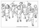Colouring Running Race Sports Coloring Athletics Activity Boys Fun Children Races Village Log Activityvillage Child Lot sketch template