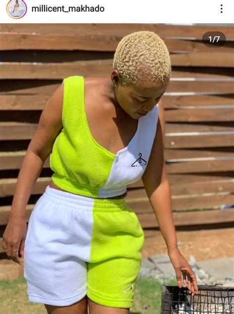 Former Muvhango Actress Shared Her Pictures Wearing Beautiful Two Pieces Style You 7