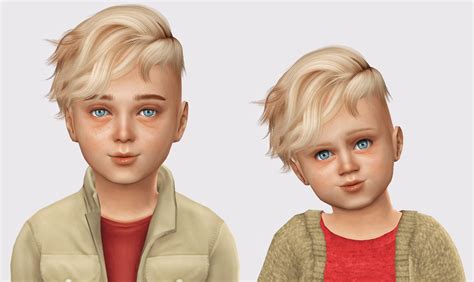 Sims 4 Cute Children Hair Cc Bazarret