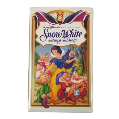 Snow White And The Seven Dwarfs Vhs 1994 Masterpiece Collection