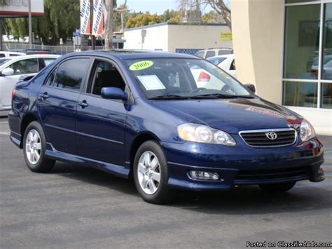 We're sorry, our experts haven't reviewed this car yet. Blue 2006 Toyota Corolla S! - Price: $12,990.00 in ...