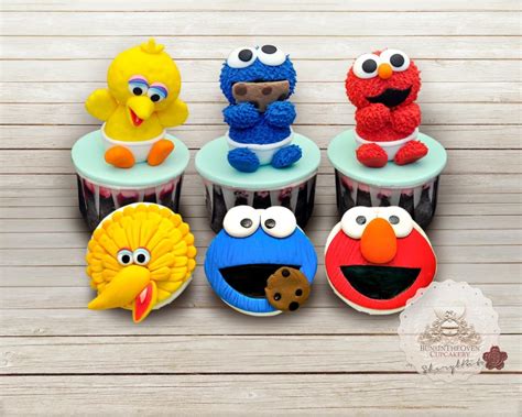 So Cute Sesame Street ♪♬ Cupcakes By Sheryl Bito Bunsintheoven
