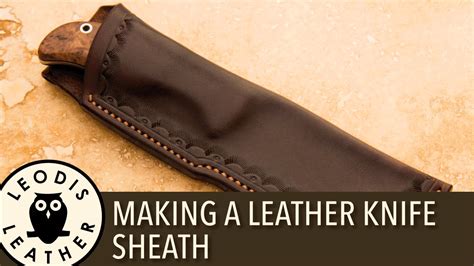 Printable Leather Knife Sheath Patterns Customize And Print