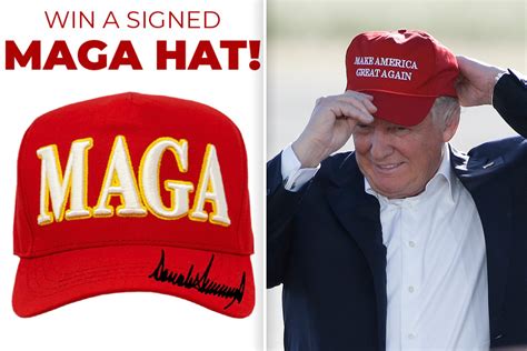 Trump Unveils New Red Make America Great Again Hat That He Designed