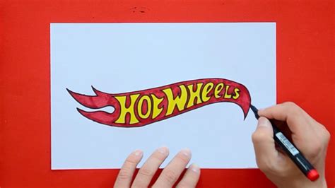 How To Draw Hot Wheels Logo Youtube