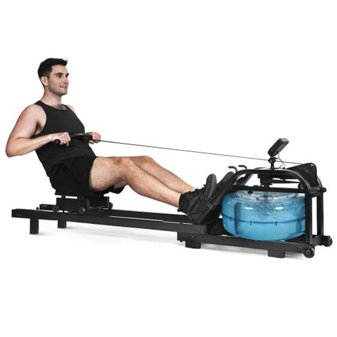 Water Rowing Machine Health And Fitness Indoor Water Rower With Lcd