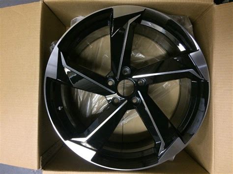 New 18 Inch Audi Rotor Alloy Wheels Twist A3 A4 A5 A6 Rs3 Rs4 Rs5 Rs6