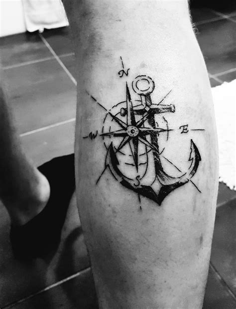 Anchor Compass Tattoo 60 Awesome Anchor Tattoo Designs Cuded Compass
