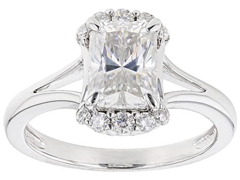 Shop Rectangle Shape Moissanite Jewelry