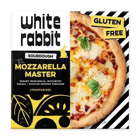 The Mozzarella Master Pizza Gluten And Soy Free White Rabbit Pizza