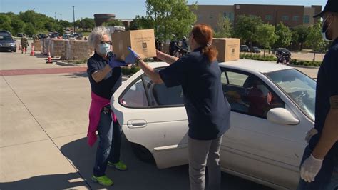 Human beings need two types of sustenance: North Texas Food Bank Mobile Pantry at North Lake College ...