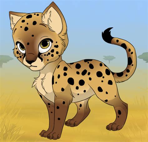 Female Cheetah Cub By Bellawolf4 On Deviantart