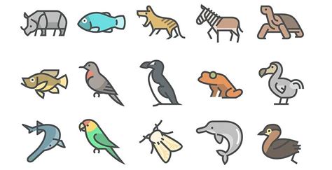 10 Dibujos Animados De Animales En Peligro De Extincion