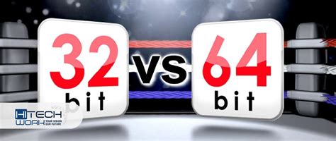 32 Bit Vs 64 Bit Operating Systems Whats The Difference Hi Tech Work