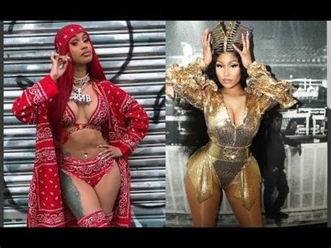 Cardi B Vs Nicki Minaj Check Out Pics That Show Cardi Might Be