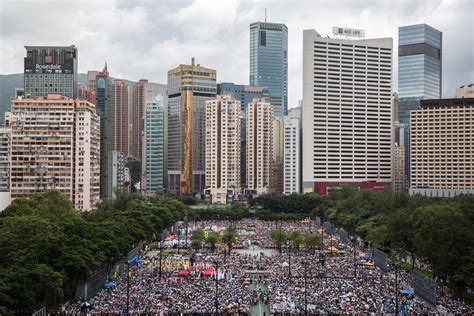 Hong Kong Democracy March Must Make Way For Pro China Rally Time