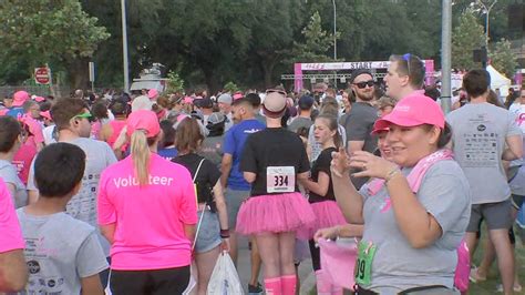 thousands show support for susan g komen race for the cure in downtown abc13 houston