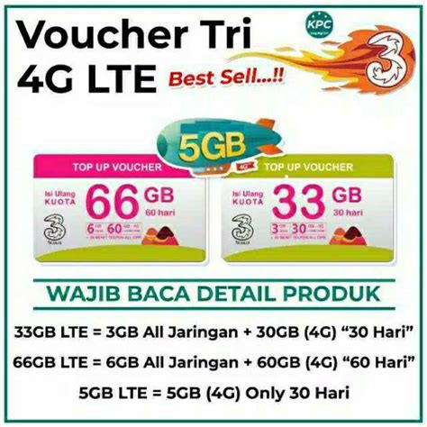 Kode rahasia tri paket internet 2gb. Voucher Paket Data Tri Cinta 50GB 70GB Three 3 LTE 33GB ...