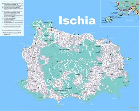 Ischia Tourist Map Tourist Map Map Tourist