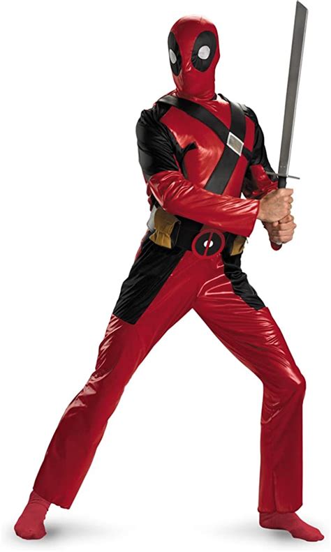 Premium Marvel Deadpool Mens Costume Ubicaciondepersonascdmxgobmx