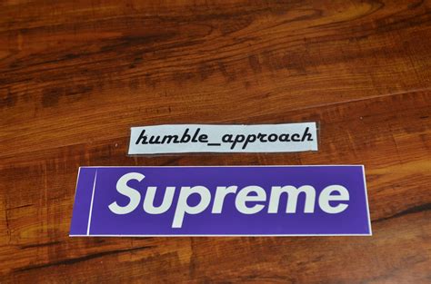 Supreme Supreme Purple Box Logo Sticker Three 6 Mafia