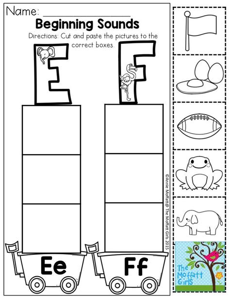 Spectacular Beginning Letter Sounds Cut And Paste Worksheets Q Pdf