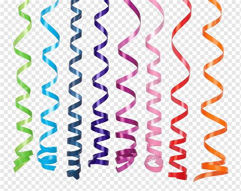 Party Background Ribbon Silly String Paper Confetti Serpentine
