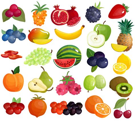 Collection Of Imagenes De Frutas Y Verduras Para Imprimir Set Of
