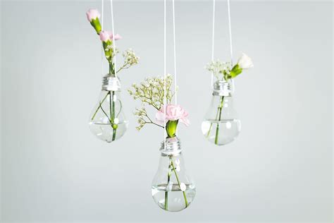 Diy Light Bulb Flower Vase Decor Verve