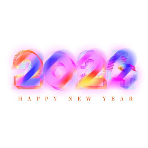 2024 새해 인사 네온 2024 설날 정월 Png 일러스트 및 Psd 이미지 무료 다운로드 Pngtree