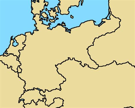 Blank Map Of German Empire 1914 Borders By Abldegaulle45 On Deviantart
